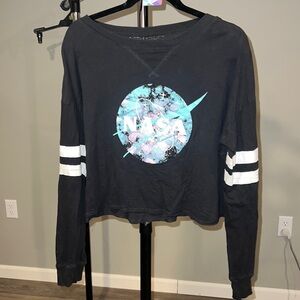 004 fifth Sun NASA cropped long sleeve tee